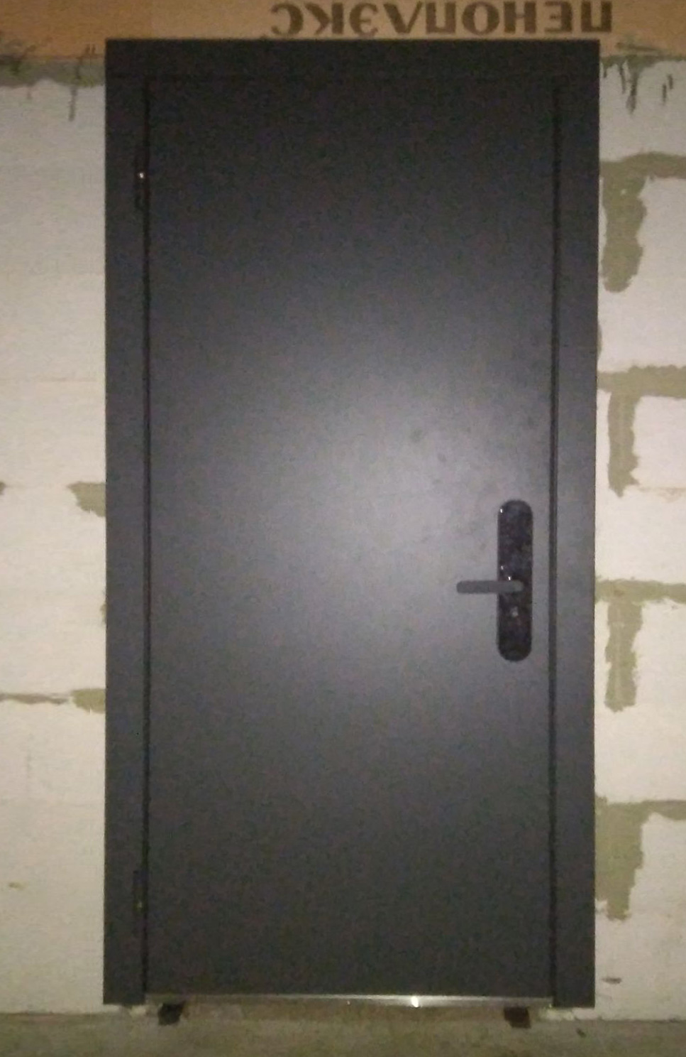 Входная дверь в частный дом 204АР1 вид снаружи