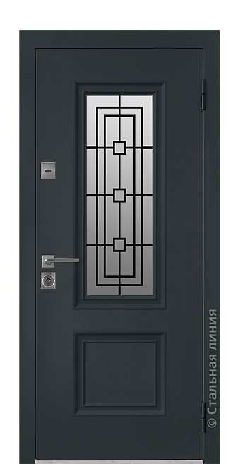 Входная дверь Беатриче (вид снаружи) - купить в Краснодаре