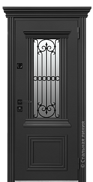 Входная дверь Алон (вид снаружи) - купить в Краснодаре