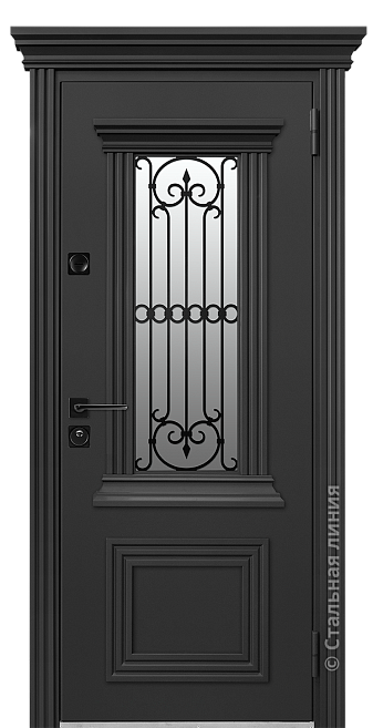Входная дверь Алон (вид снаружи) - купить в Краснодаре