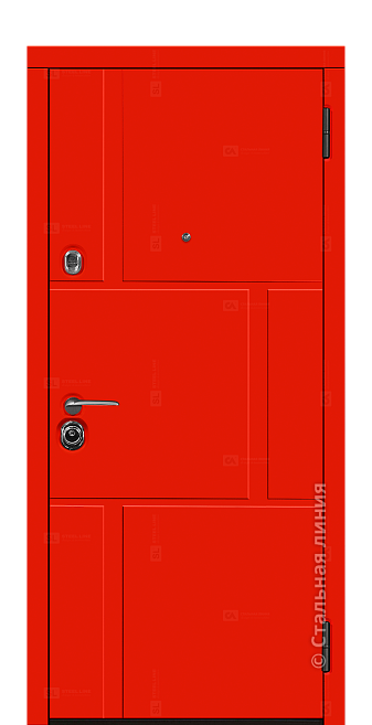 Входная дверь Фламенко (вид снаружи) - купить в Краснодаре
