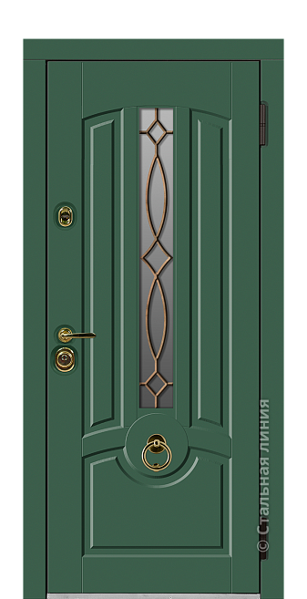 Входная дверь Дели (вид снаружи) - купить в Краснодаре
