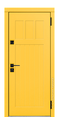 Входная дверь Вестерн (вид снаружи) - купить в Краснодаре