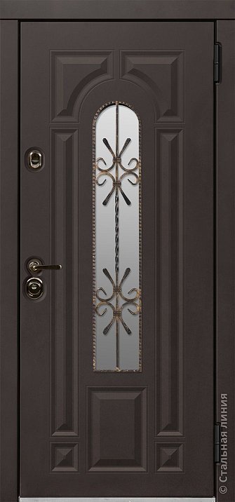 Входная дверь Арабелла (вид снаружи) - купить в Краснодаре